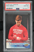 2016 Upper Deck Series 1 Canvas Hockey #C34 Mike Green - PSA 10 - RC000001952