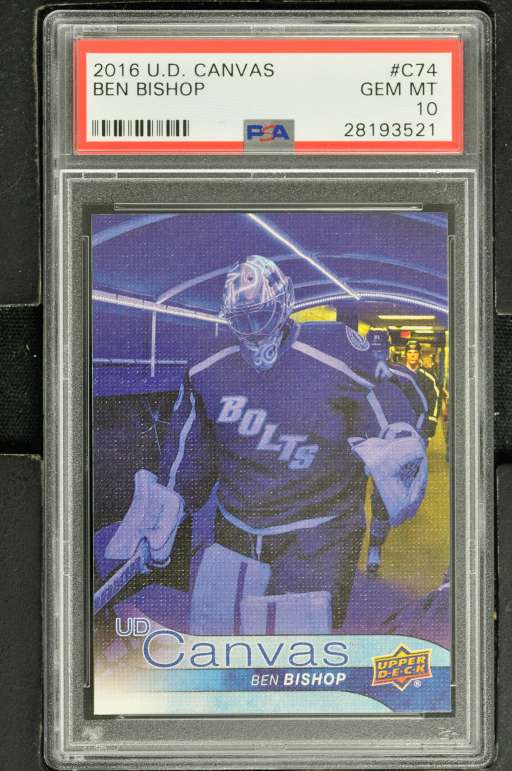 2016 Upper Deck Series 1 Canvas Hockey #C74 Ben Bishop - PSA 10 - RC000001956