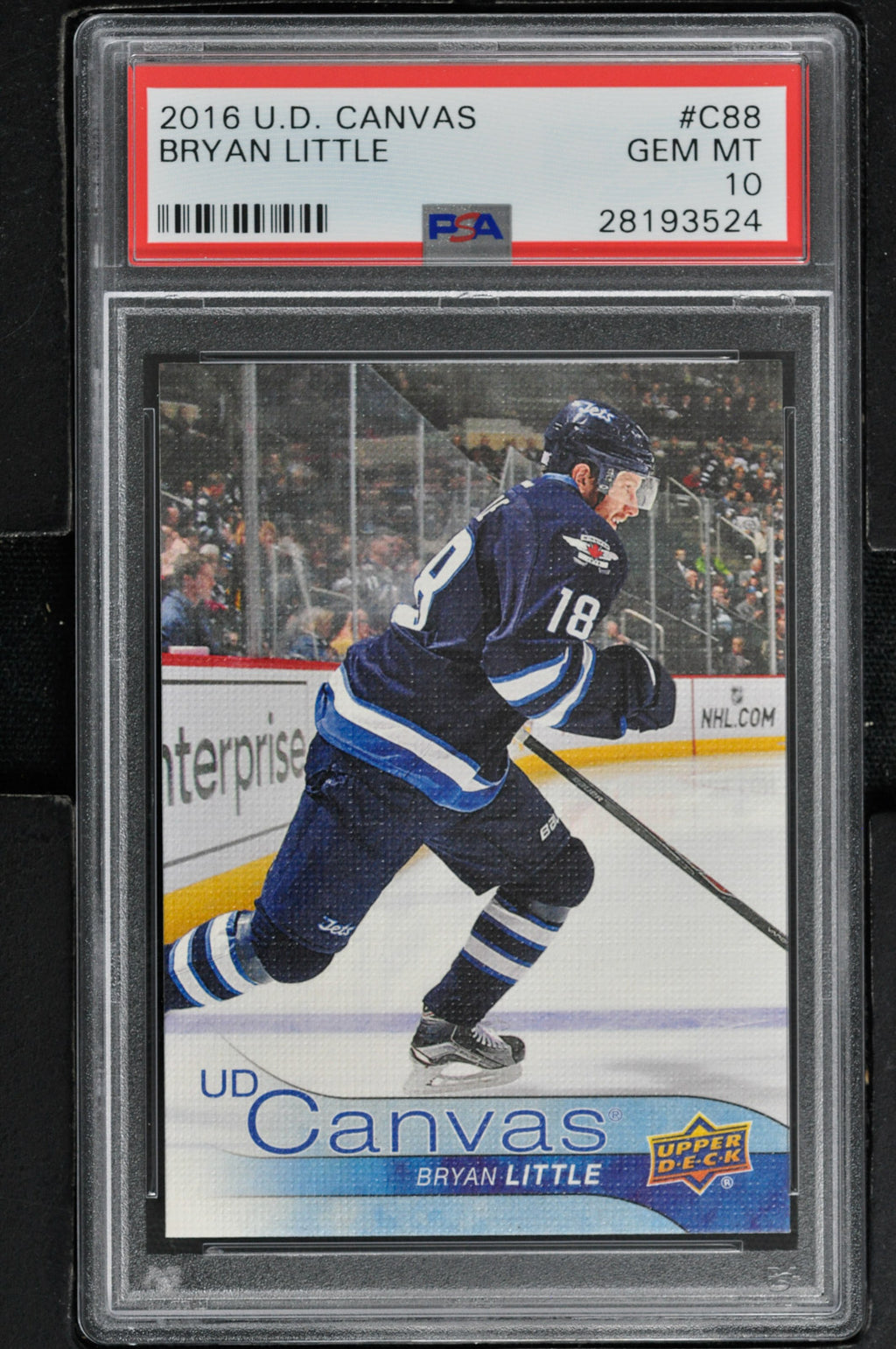 2016 Upper Deck Series 1 Canvas Hockey #C88 Bryan Little - PSA 10 - RC000001959