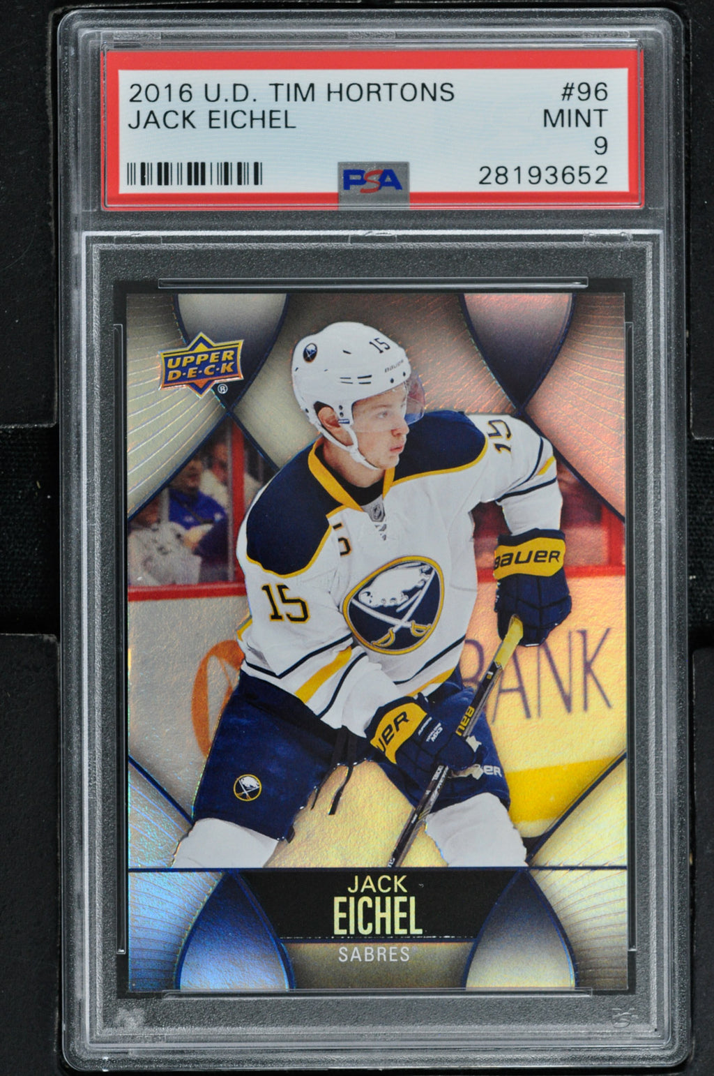 2016 Upper Deck Tim Hortons Hockey #96 Jack Eichel - PSA 9 - RC000001982