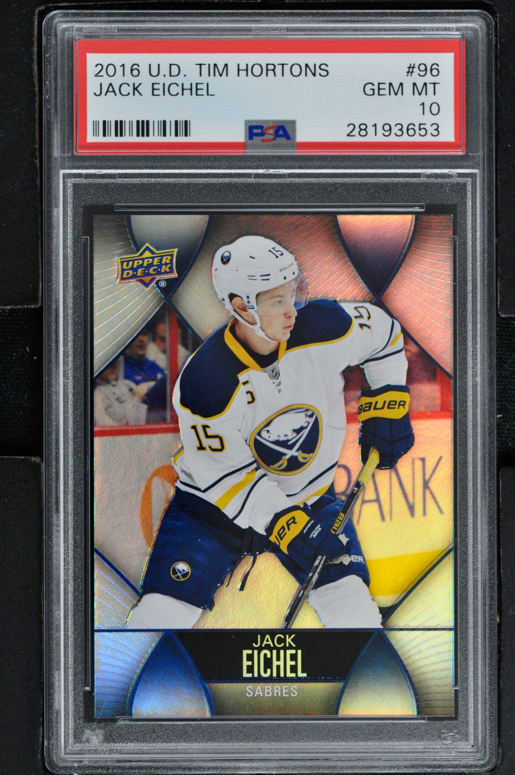 2016 Upper Deck Tim Hortons Hockey #96 Jack Eichel - PSA 10 - RC000001983