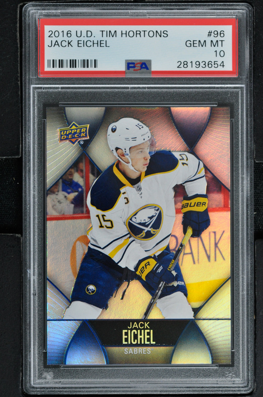 2016 Upper Deck Tim Hortons Hockey #96 Jack Eichel - PSA 10 - RC000001984