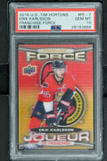 2016 Upper Deck Tim Hortons Franchise Force Hockey #FF-7 Erik Karlsson - PSA 10 - RC000001997