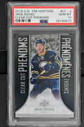 2016 Upper Deck Tim Hortons Clear Cut Phenoms Hockey #CC-2 Jack Eichel - PSA 10 - RC000002004