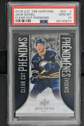 2016 Upper Deck Tim Hortons Clear Cut Phenoms Hockey #CC-2 Jack Eichel - PSA 10 - RC000002005