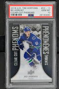 2016 Upper Deck Tim Hortons Clear Cut Phenoms Hockey #CC-13 Bo Horvat - PSA 10 - RC000002019