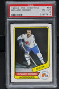 1976 O-Pee-Chee - WHA  Hockey #59 Richard Grenier RC - PSA 8 - RC000002100