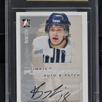 2006 In the Game Ultimate Memorabilia 7th Edition Future Star Auto/Patch - Hockey - Bryan Little - RC