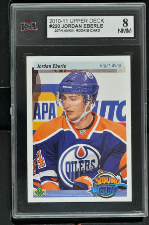 2010 Upper Deck Hockey #220 Jordan Eberle - 20th Anniversary - RC - KSA 8