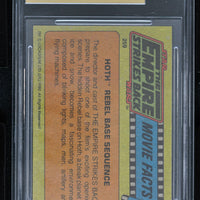 1980 Topps Star Wars ESB Series 2 #259 Hoth Rebel Base Sequence - MNT 9