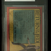 1983 Topps Star Wars ROTJ Series 1 Movie Cards #29 Decarbonized! - MNT 7.5