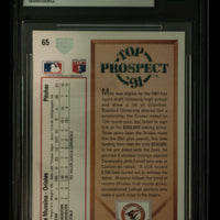 1991 Upper Deck  Baseball #65 Mike Mussina (RC) - MNT 8.5