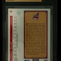 1992 Upper Deck Baseball #63 Manny Ramirez (Top Prospect RC) - MNT 9.5