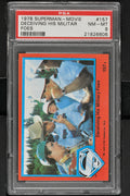 1978 - Topps Superman #157 Deceiving His Military Foes - PSA 8