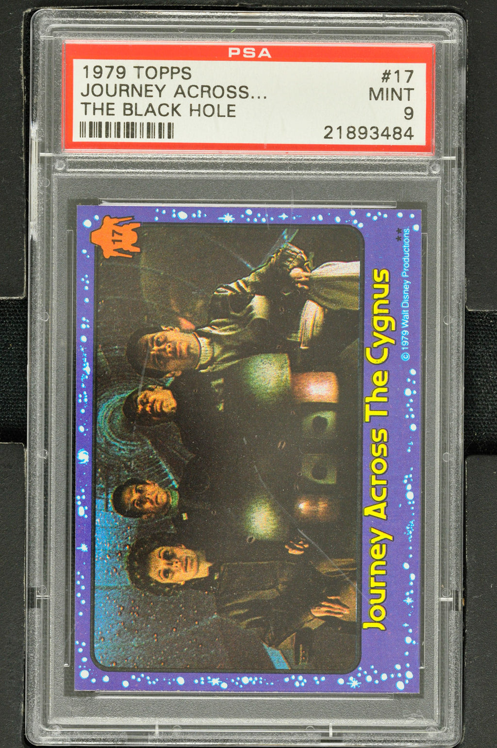 1979 - Topps The Black Hole #17 Journey Across The Cygnus - PSA 9