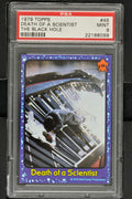 1979 - Topps The Black Hole #45 Death of a Scientist - PSA 9