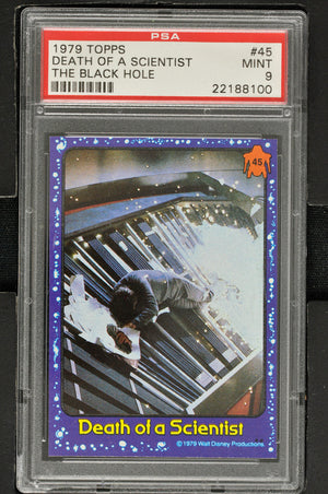 1979 - Topps The Black Hole #45 Death of a Scientist - PSA 9