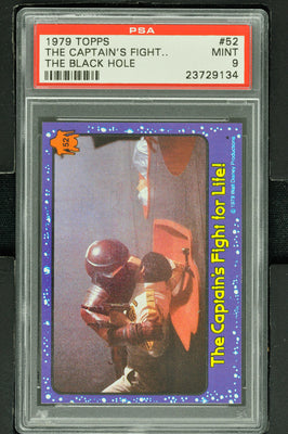 1979 - Topps The Black Hole #52 The Captains Fight - PSA 9