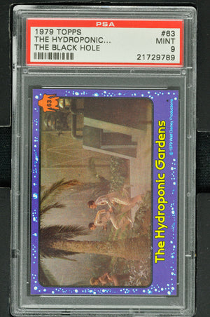 1979 - Topps The Black Hole #63 The Hydroponic Gardens - PSA 9