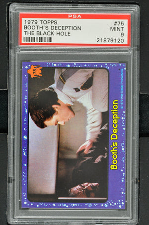 1979 - Topps The Black Hole #75 Booth's Deception - PSA 9