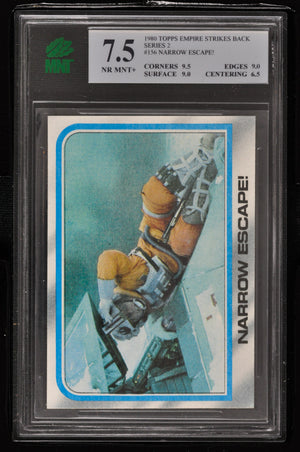 1980 Topps Star Wars ESB  Series 2 - #156 Narrow Escape! MNT 7.5