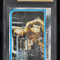 1980 Topps Star Wars ESB Series 2 - #227 Anthony Daniels As C-3PO - MNT 9