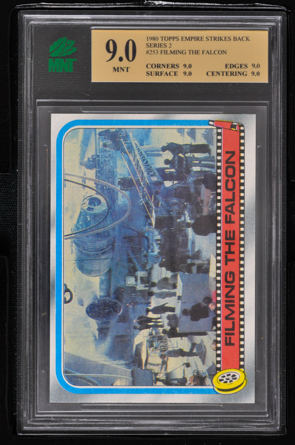 1980 Topps Star Wars ESB Series 2 - #253 Filming the Falcon - MNT 9