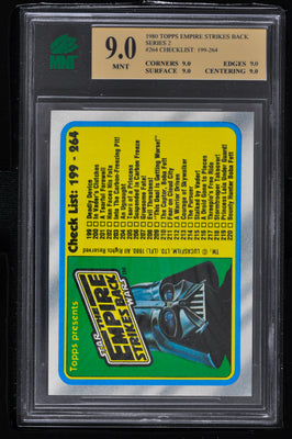 1980 Topps Star Wars ESB Series 2 - #264 Checklist 199-264 - MNT 9