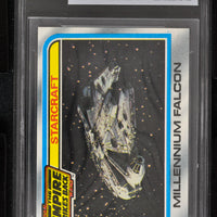 1980 Topps Star Wars ESB Series 2 - #134 Millennium Falcon - MNT 8.5