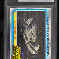 1980 Topps Star Wars ESB Series 2 - #134 Millennium Falcon - MNT 8.5
