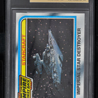 1980 Topps Star Wars ESB Series 2 - #136 Imperial Star Destroyer - MNT 9