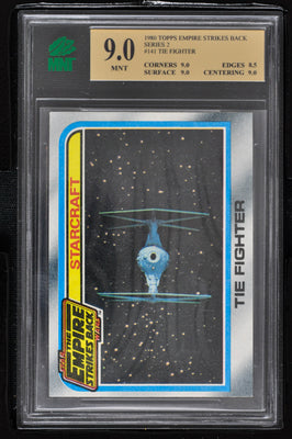 1980 Topps Star Wars ESB Series 2 - #141 TIE Fighter - MNT 9