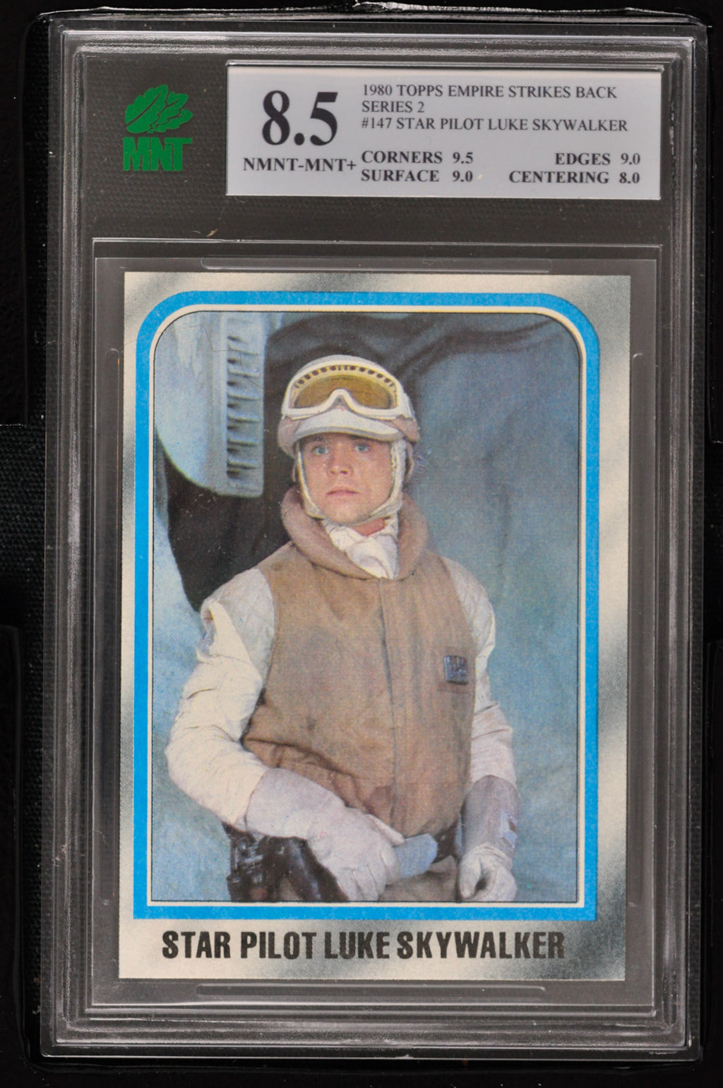 1980 Topps Star Wars ESB Series 2 #147 Star Pilot Luke Skywalker - MNT 8.5