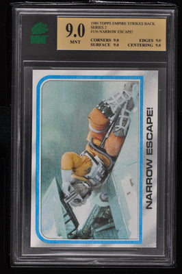 1980 Topps Star Wars ESB Series 2 #156 Narrow Escape! - MNT 9