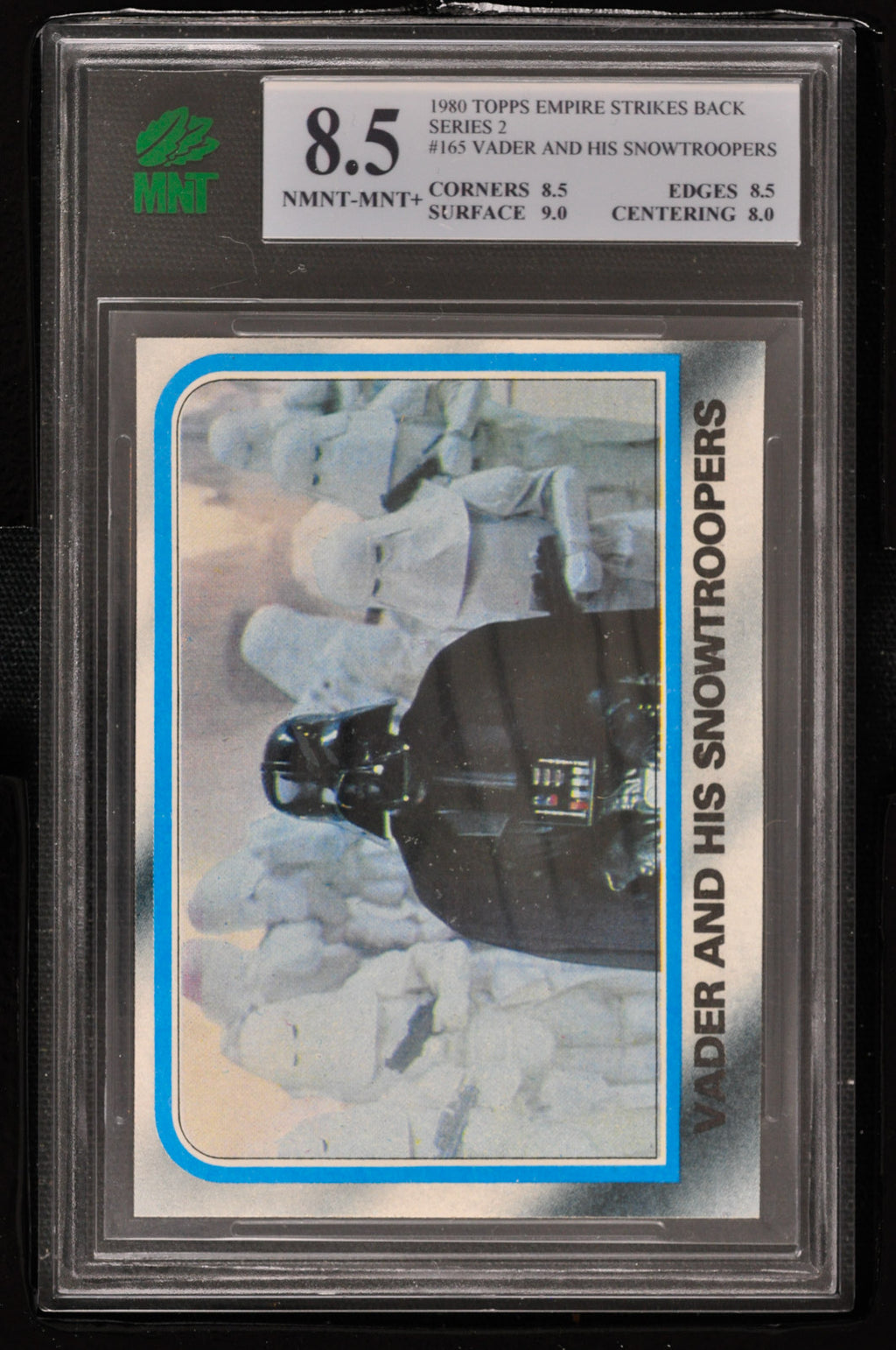 1980 Topps Star Wars ESB Series 2 #165 Vader and His Snowtroopers - MNT 8.5