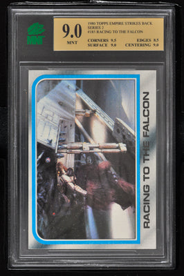 1980 Topps Star Wars ESB Series 2 #185 Racing to the Falcon - MNT 9