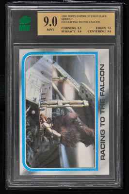 1980 Topps Star Wars ESB Series 2 #185 Racing to the Falcon - MNT 9