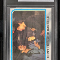 1980 Topps Star Wars ESB Series 2 #189 Don't Fool With Han Solo - MNT 8.5