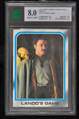 1980 Topps Star Wars ESB Series 2 #198 Lando's Game - MNT 8