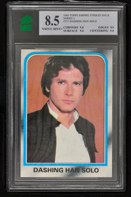 1980 Topps Star Wars ESB Series 2 #233 Dashing Han Solo - MNT 8.5