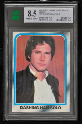 1980 Topps Star Wars ESB Series 2 #233 Dashing Han Solo - MNT 8.5