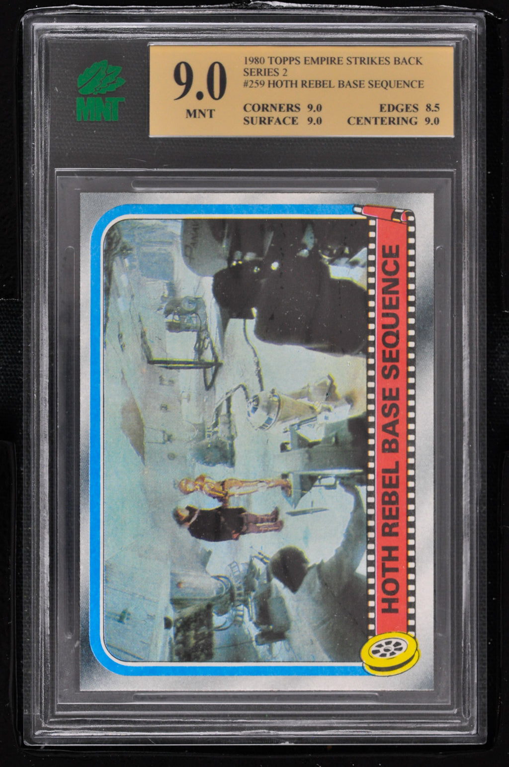 1980 Topps Star Wars ESB Series 2 #259 Hoth Rebel Base Sequence - MNT 9