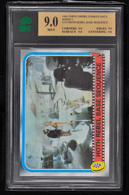 1980 Topps Star Wars ESB Series 2 #259 Hoth Rebel Base Sequence - MNT 9