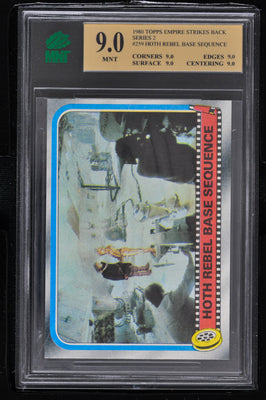 1980 Topps Star Wars ESB Series 2 #259 Hoth Rebel Base Sequence - MNT 9