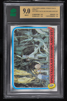 1980 Topps Star Wars ESB Series 2 #261 Spectacular Swampland Set - MNT 9