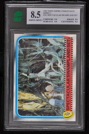 1980 Topps Star Wars ESB Series 2 #261 Spectacular Swampland Set - MNT 8.5