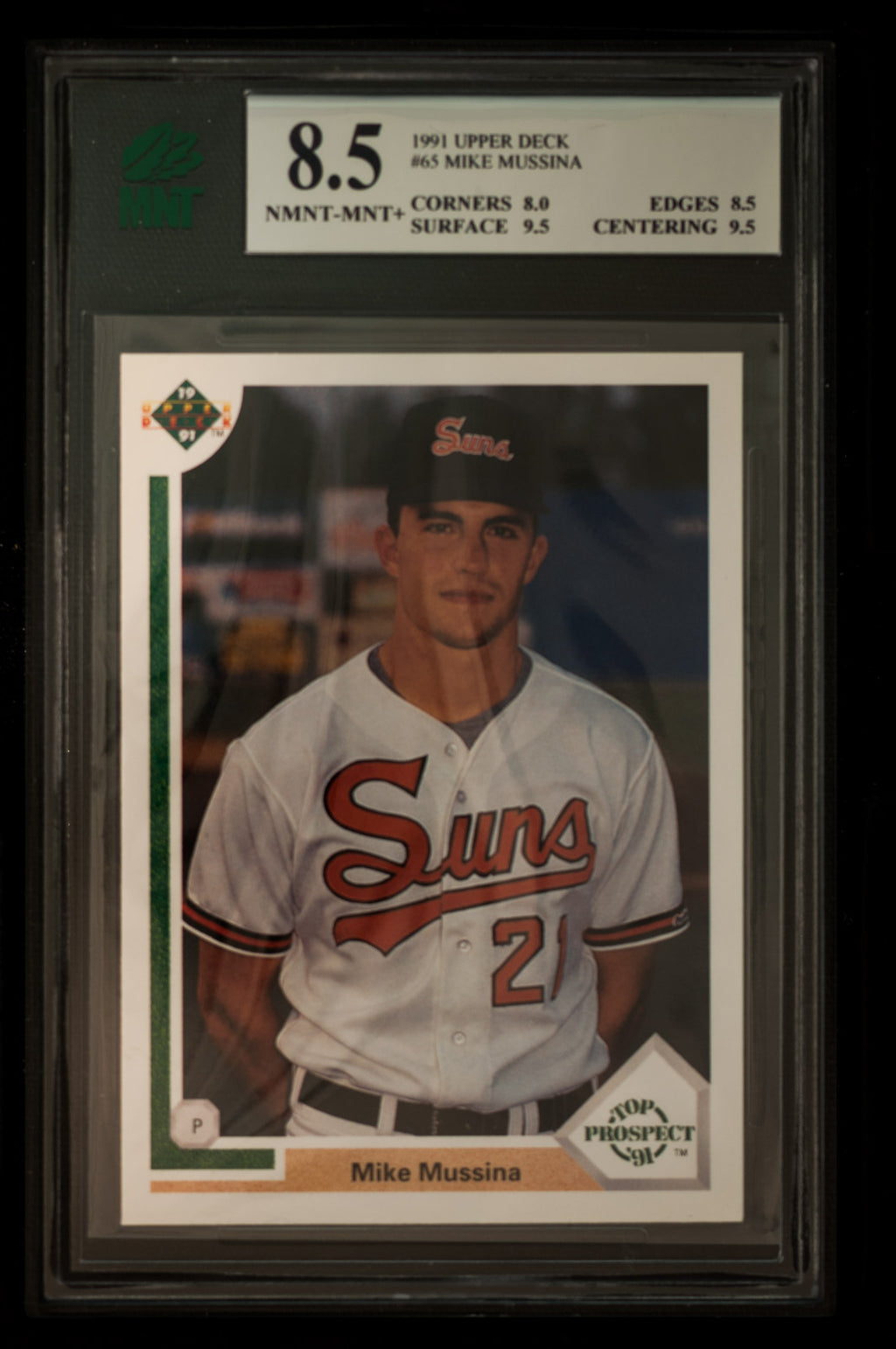 1991 Upper Deck  Baseball #65 Mike Mussina (RC) - MNT 8.5