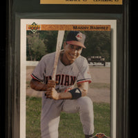 1992 Upper Deck Baseball #63 Manny Ramirez (Top Prospect RC) - MNT 9.5