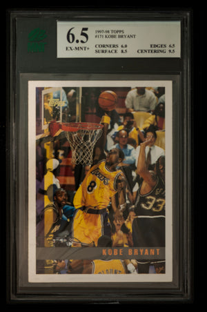 1997 Topps  Basketball #171 Kobe Bryant - MNT 6.5