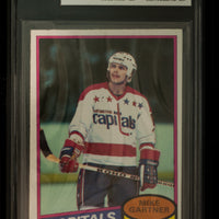1980 O-Pee-Chee  Hockey #195 Mike Gartner (RC) - MNT 4.5